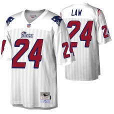 Men New England Patriots Ty Law Legacy Replica White Jersey