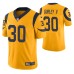 Men Los Angeles Rams #30 Todd Gurley II Gold Nike color rush Limited Jersey