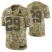 Washington Redskins #29 Derrius Guice Camo Limited 2018 Salute to Service Jersey Men