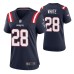 Women New England Patriots James White #28 Game Navy Jersey