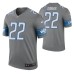 Quinton Dunbar No. 22 Detroit Lions Steel Color Rush Legend Jersey