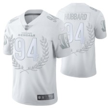 Cincinnati Bengals #94 Sam Hubbard Vapor Limited White Platinum Jersey