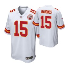 Men Kansas City Chiefs #15 Patrick Mahomes White Nike Game Jersey