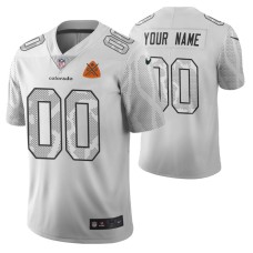 Denver Broncos Custom Men White City Edition Vapor Limited Jersey