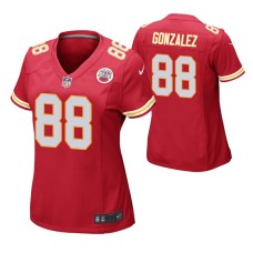 Women Kansas City Chiefs #88 Tony Gonzalez Red Nike Game Jersey