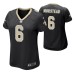 Women New Orleans Saints #6 Thomas Morstead Black Nike Game Jersey