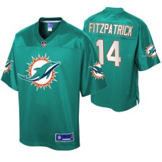 Men Miami Dolphins Ryan Fitzpatrick Team Icon Aqua Jersey