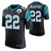 Carolina Panthers Christian McCaffrey Black 25th Season Vapor Limited Men Jersey