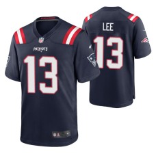 New England Patriots Marqise Lee Game #13 Navy 2020 Jersey