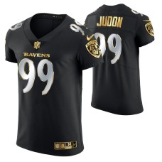 Baltimore Ravens Matthew Judon #99 Golden Edition Black Elite Jersey