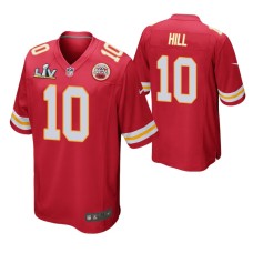 Kansas City Chiefs Super Bowl LV Tyreek Hill Jersey Red Game