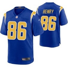 Men Los Angeles Chargers Hunter Henry #86 Game Royal Alternate Jersey