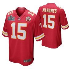 Kansas City Chiefs Patrick Mahomes Super Bowl LIV Red Game Jersey