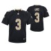 Youth New Orleans Saints #3 Wil Lutz Black Nike Team Color Game Jersey