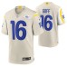 Los Angeles Rams Jared Goff Game #16 Bone Jersey