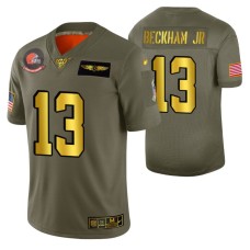 NFL 100th Season Cleveland Browns Odell Beckham Jr. Men 2019 Salute to Service Jersey