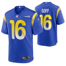 Los Angeles Rams Jared Goff Game #16 Royal Jersey