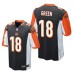 Youth Cincinnati Bengals #18 A.J. Green Black Nike Team Color Game Jersey