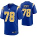 Men Los Angeles Chargers Trent Scott #78 Game Royal Alternate Jersey