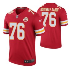 Men Laurent Duvernay-Tardif #76 Kansas City Chiefs Red Color Rush Legend Jersey