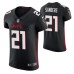 Men Atlanta Falcons Deion Sanders Vapor Elite Black Jersey