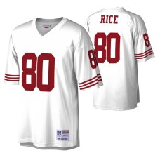 Men San Francisco 49ers Jerry Rice White Legacy Replica Jersey