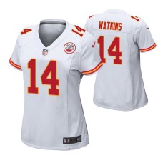 Women Kansas City Chiefs #14 Sammy Watkins White Nike Game Jersey