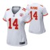 Women Kansas City Chiefs #14 Sammy Watkins White Nike Game Jersey