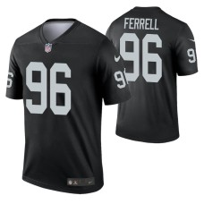 Men Clelin Ferrell #96 Las Vegas Raiders Black Legend Jersey