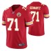 Kansas City Chiefs Mitchell Schwartz Red 100th Season Vapor Limited Jersey