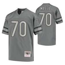 Youth Bobby Massie Chicago Bears Retired Player Charcoal 1985 Metal Replica Jersey