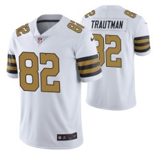 New Orleans Saints Adam Trautman Color Rush Limited White Jersey