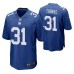 Men New York Giants #31 Michael Thomas Royal Nike Game Jersey