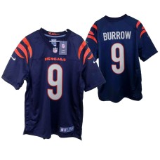 Cincinnati Bengals #9 Joe Burrow Game Navy Jersey