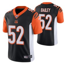 Bengals Markus Bailey 2020 NFL Draft Black Jersey Vapor Limited