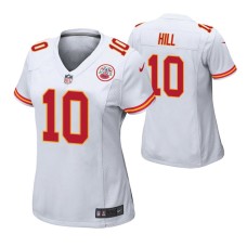 Women Kansas City Chiefs #10 Tyreek Hill White Nike Game Jersey