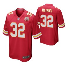 Men Kansas City Chiefs Tyrann Mathieu Game #32 Red Jersey