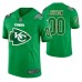 Men Kansas City Chiefs Custom Kelly Green St. Patrick Day Jersey