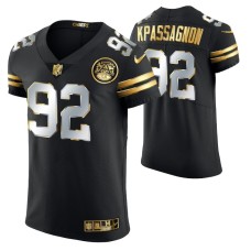 Kansas City Chiefs Tanoh Kpassagnon #92 Golden Edition Black Elite Jersey