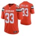 Browns Donovan Peoples-Jones 2020 NFL Draft Orange Jersey Vapor Limited