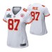 Travis Kelce Kansas City Chiefs Super Bowl LIV Women White Game Jersey