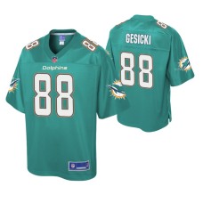 Miami Dolphins Mike Gesicki Aqua Pro Line Jersey