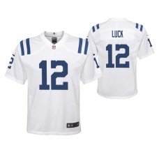 Andrew Luck Indianapolis Colts White Game Jersey Youth