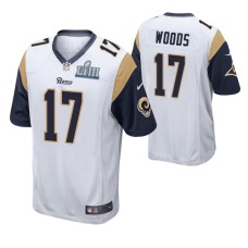 Men Los Angeles Rams Robert Woods Super Bowl LIII Nike Game Jersey White