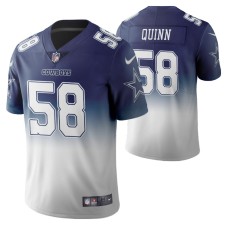 Dallas Cowboys Robert Quinn Men Navy Color Crash Gradient Jersey