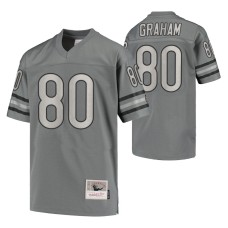 Youth Jimmy Graham Chicago Bears Retired Player Charcoal 1985 Metal Replica Jersey