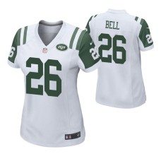 Women New York Jets Le'Veon Bell White Game Jersey