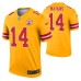 Men Sammy Watkins Kansas City Chiefs Jersey Gold Inverted Legend Edition