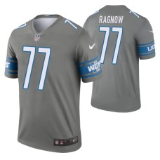 Men Frank Ragnow #77 Detroit Lions Steel Legend Jersey