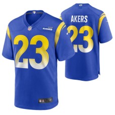 Los Angeles Rams Cam Akers Game #23 Royal Jersey